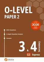 Cover of Zespa Learning's free O-Level English Mock Exam paper for Secondary 3 and 4 Express students