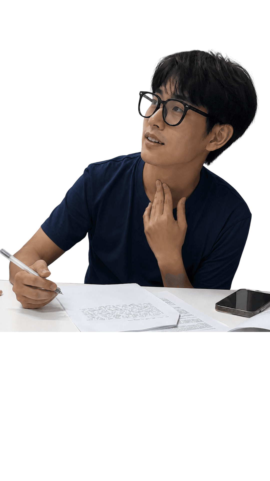 JC student at Zespa Learning General Paper free trial class