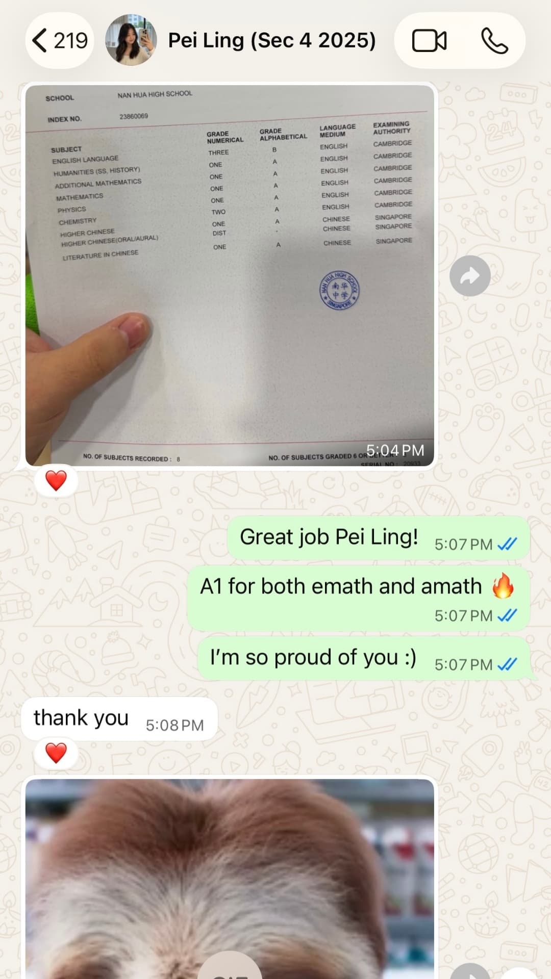 Zespa Learning Secondary Math student result 7